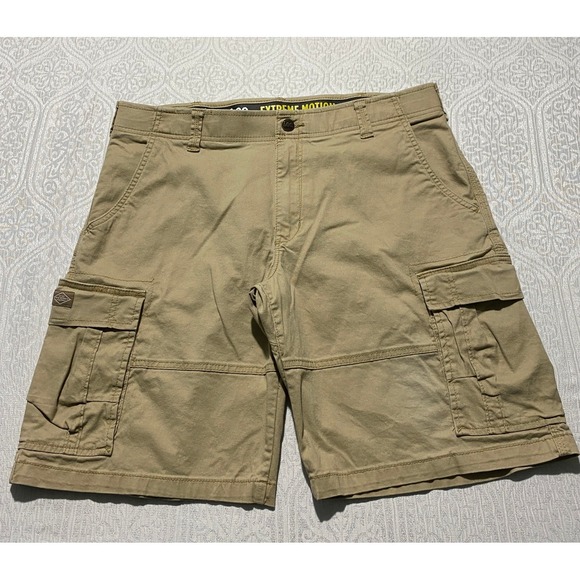 Lee Other - Lee Extreme Motion Performance Series Cargo Shorts Khaki Tan Mens 36 102188822